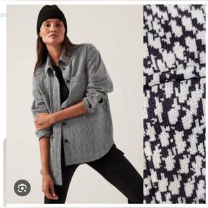 Athleta Textured Shirt Jacket. Brand new with tag.